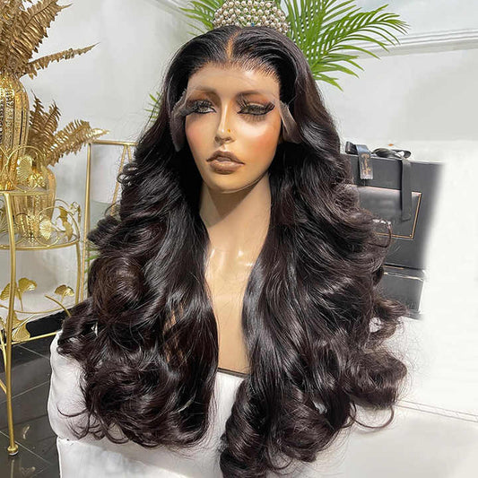 Charming and beautiful long curly wig